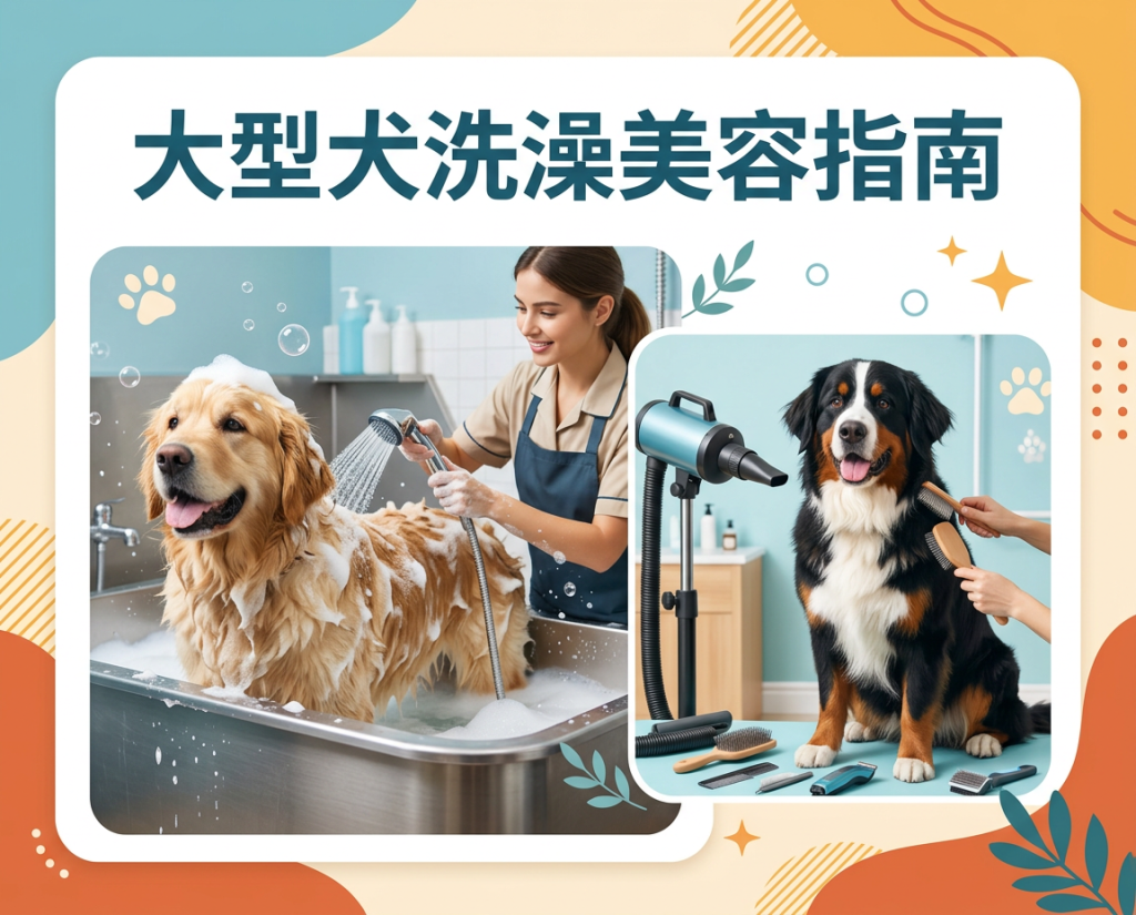 大型犬洗澡美容