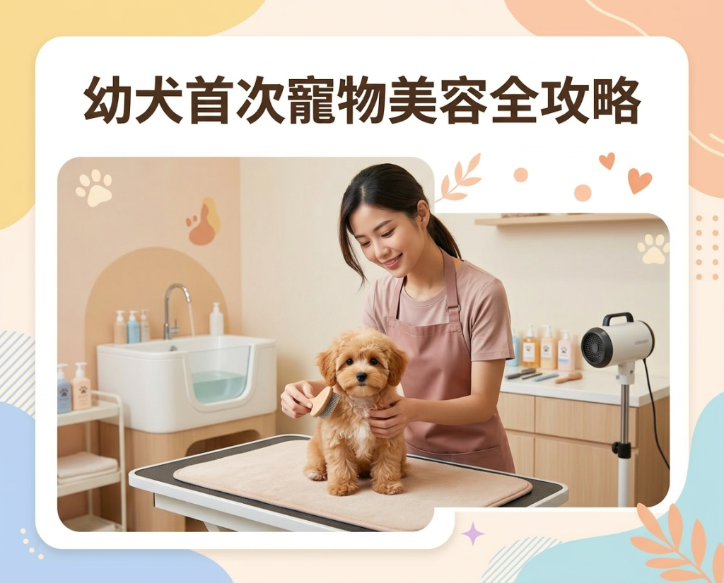 幼犬首次寵物美容